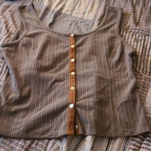 Shyanne olive tank top